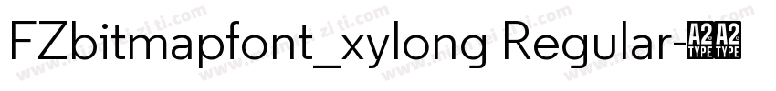 FZbitmapfont_xylong Regular字体转换